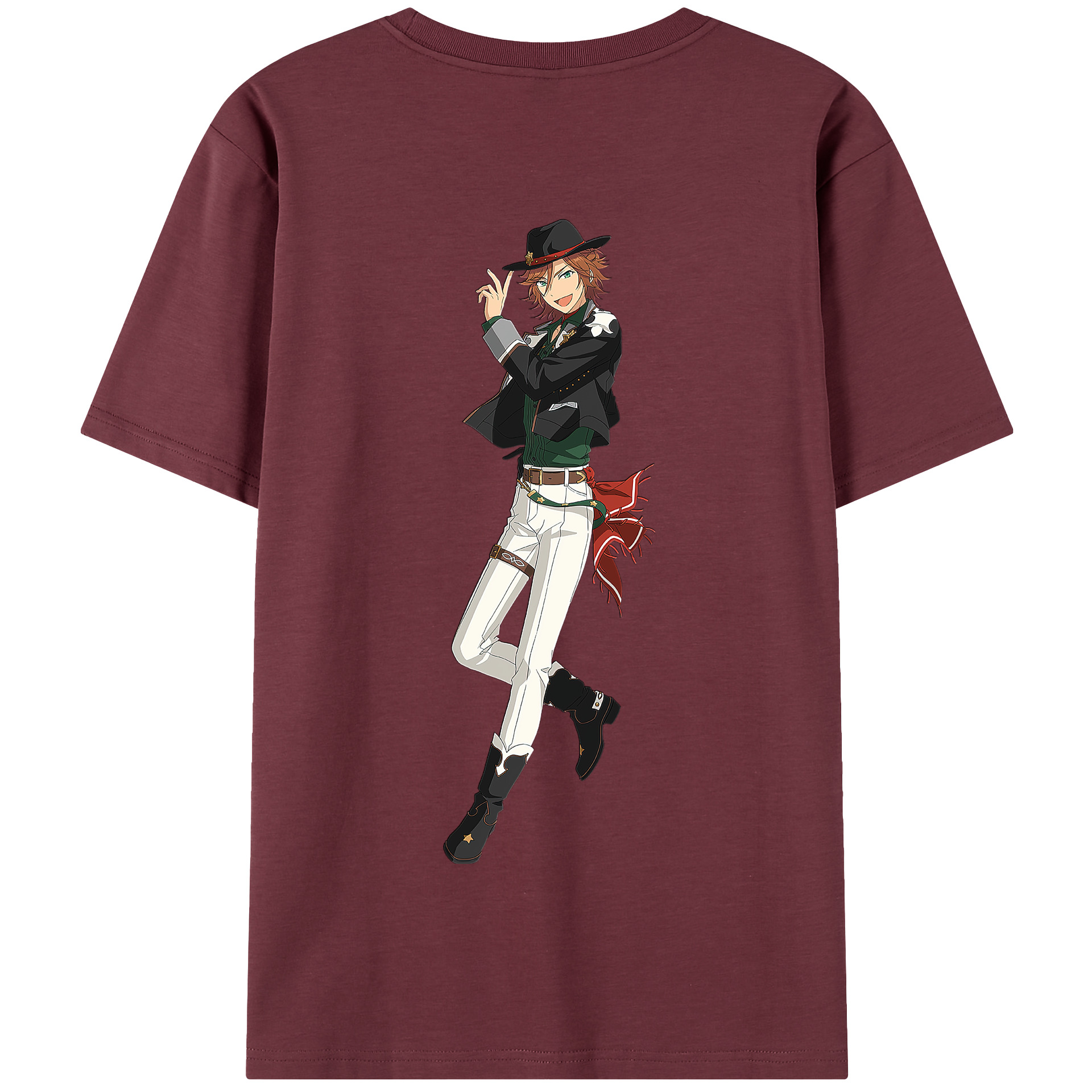 （画像用） あんさんぶるスターズ! Ensemble Stars 綿100％半袖Tシャツ（背面プリント）